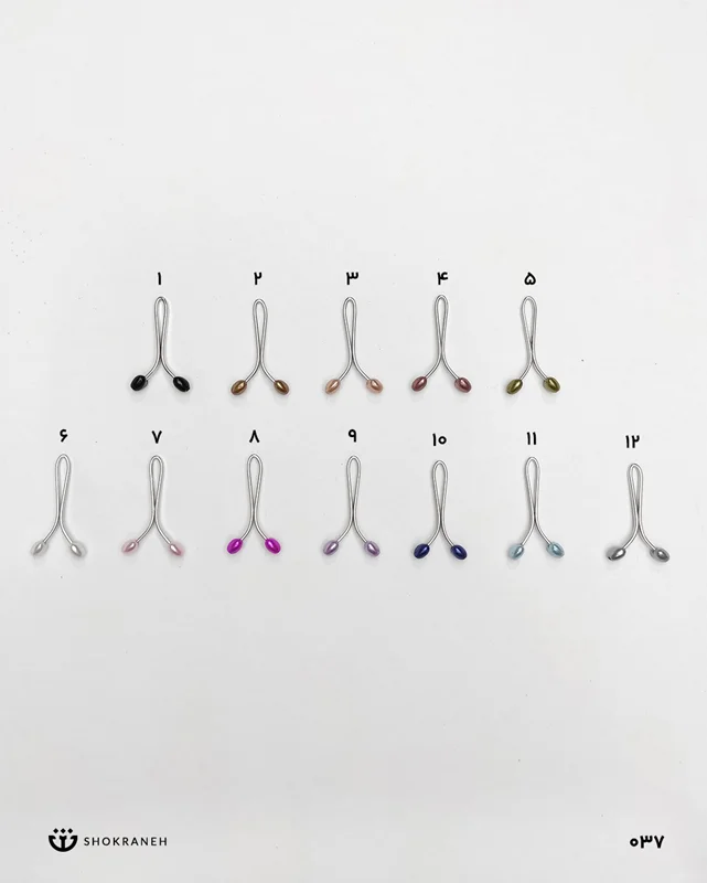 گیره روسری مهربان ساده قلبی (037)