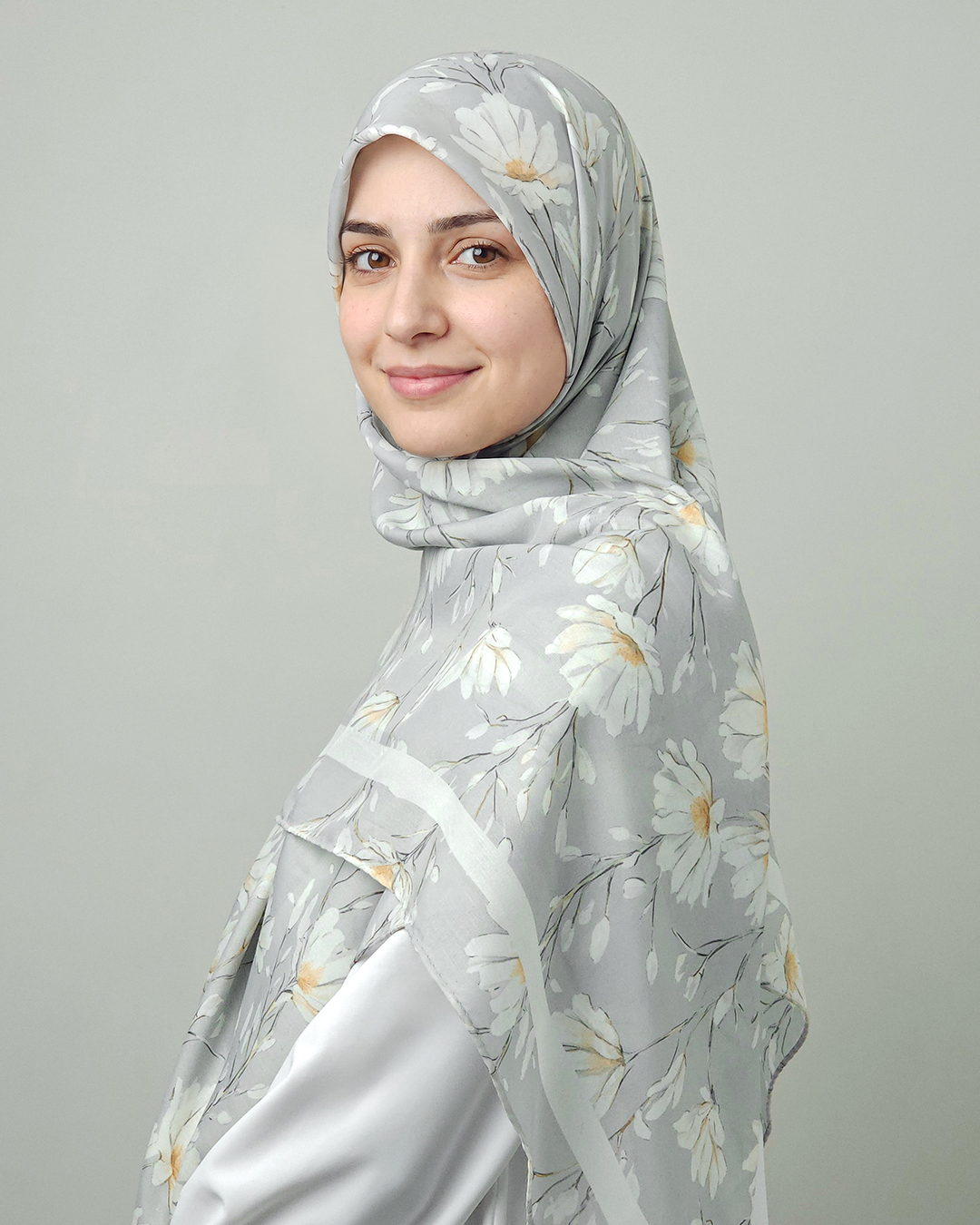 روسری یاسمین طوسی