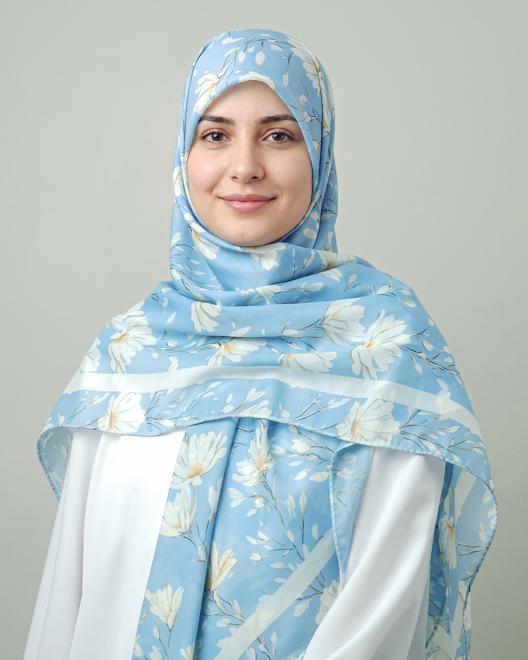 روسری یاسمین آسمونی
