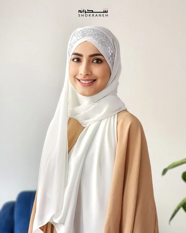 هدشال چهارپیله پولکی سفید